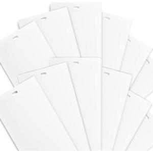 imageDALIX White Vertical Replacement Blinds Slats Sliding Door Window Patio 12 Pack