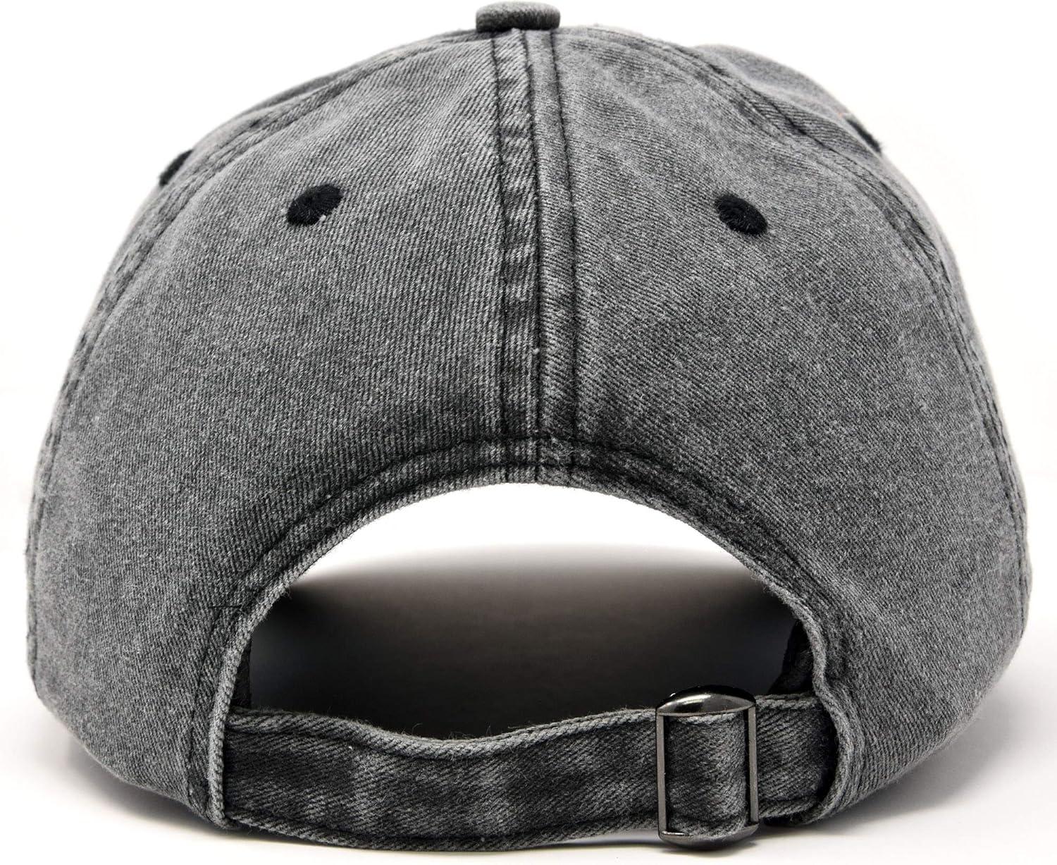 imageDALIX Blessed Womens Baseball Cap Soft Cotton Dad HatWashed Denim Black