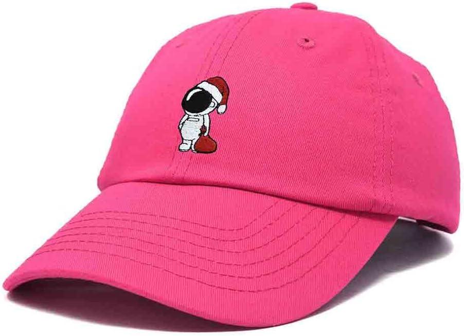 imageDALIX Christmas Astronaut Embroidered Dad Hat Xmas Cotton Baseball Cap WomenHot Pink