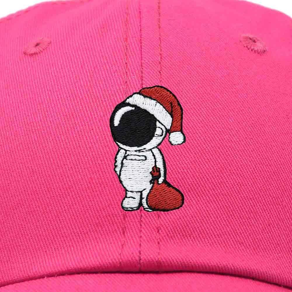 imageDALIX Christmas Astronaut Embroidered Dad Hat Xmas Cotton Baseball Cap WomenHot Pink