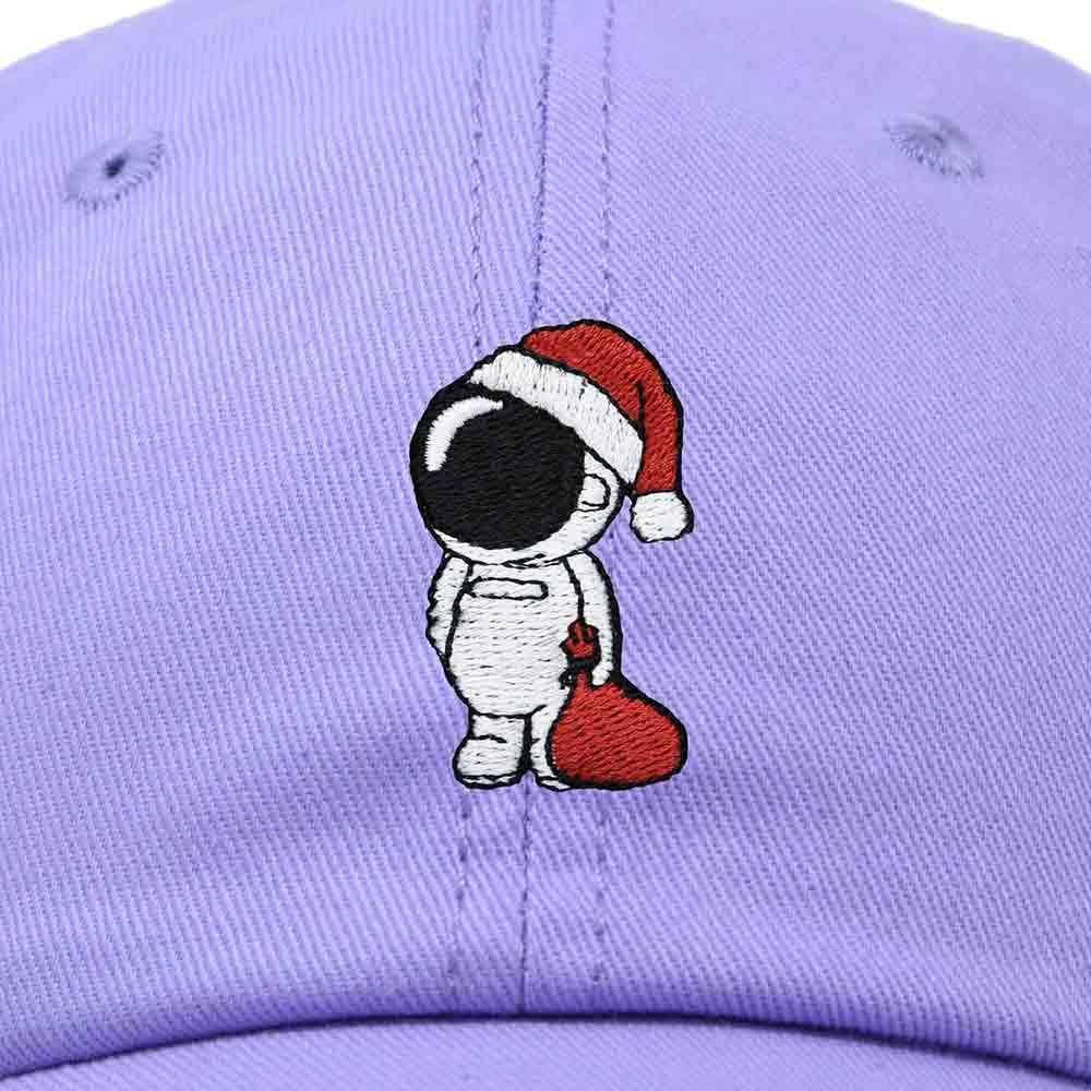 imageDALIX Christmas Astronaut Embroidered Dad Hat Xmas Cotton Baseball Cap WomenLavender