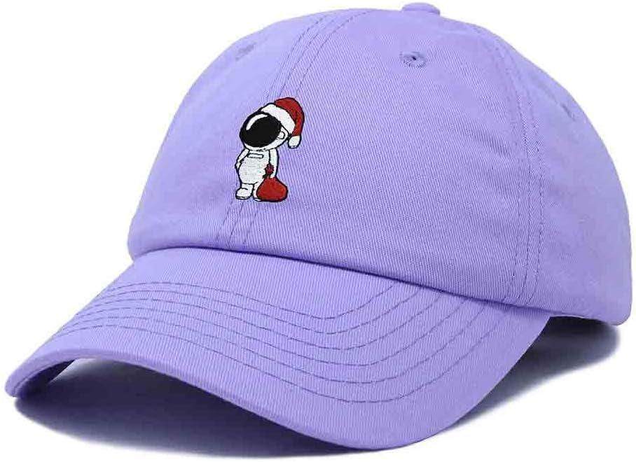 imageDALIX Christmas Astronaut Embroidered Dad Hat Xmas Cotton Baseball Cap WomenLavender
