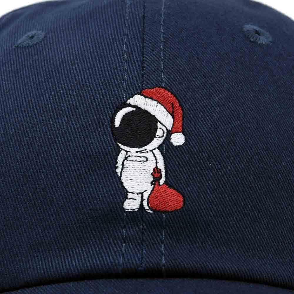 imageDALIX Christmas Astronaut Embroidered Dad Hat Xmas Cotton Baseball Cap WomenNavy Blue