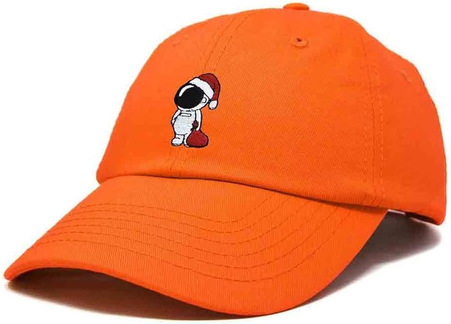 imageDALIX Christmas Astronaut Embroidered Dad Hat Xmas Cotton Baseball Cap WomenOrange