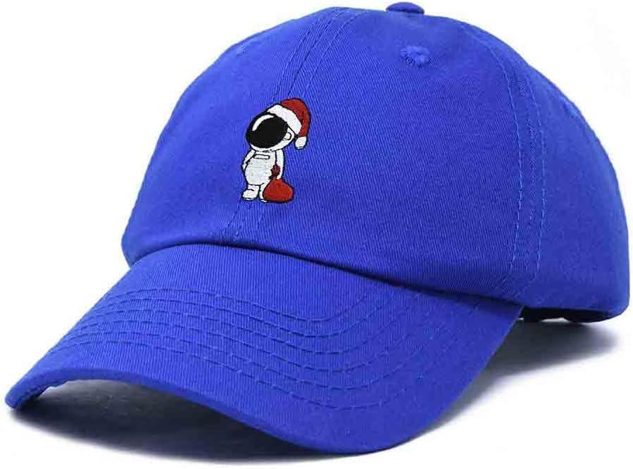 imageDALIX Christmas Astronaut Embroidered Dad Hat Xmas Cotton Baseball Cap WomenRoyal Blue