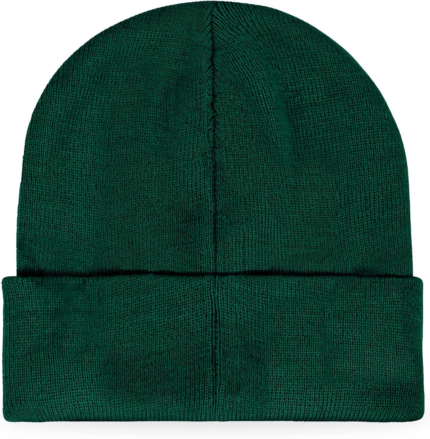 imageDALIX Embroidered Candy Cane Ghost Christmas BeanieGreen