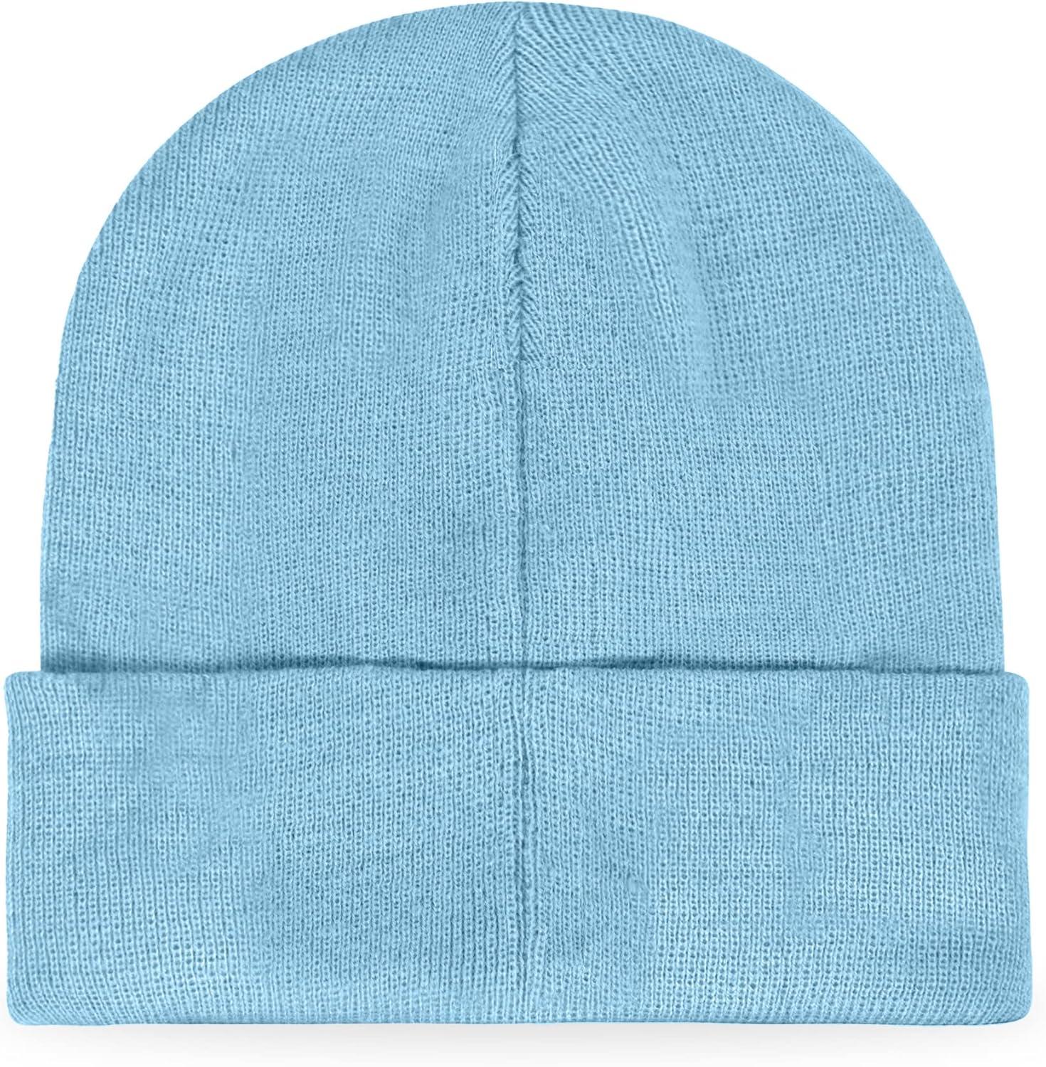 imageDALIX Embroidered Christmas Ghost Beanie Skull CapBaby Blue