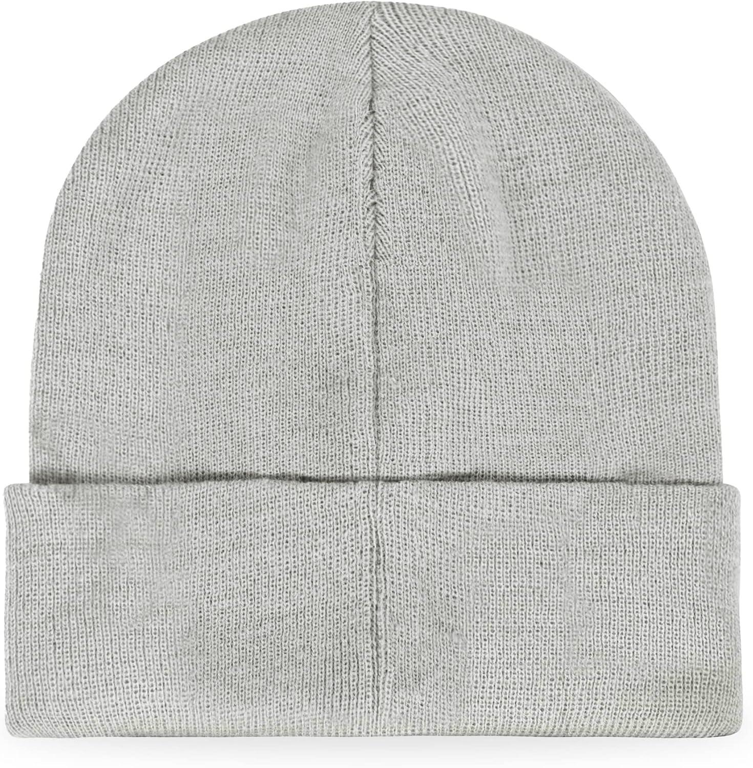 imageDALIX Embroidered Christmas Ghost Beanie Skull CapLight Gray