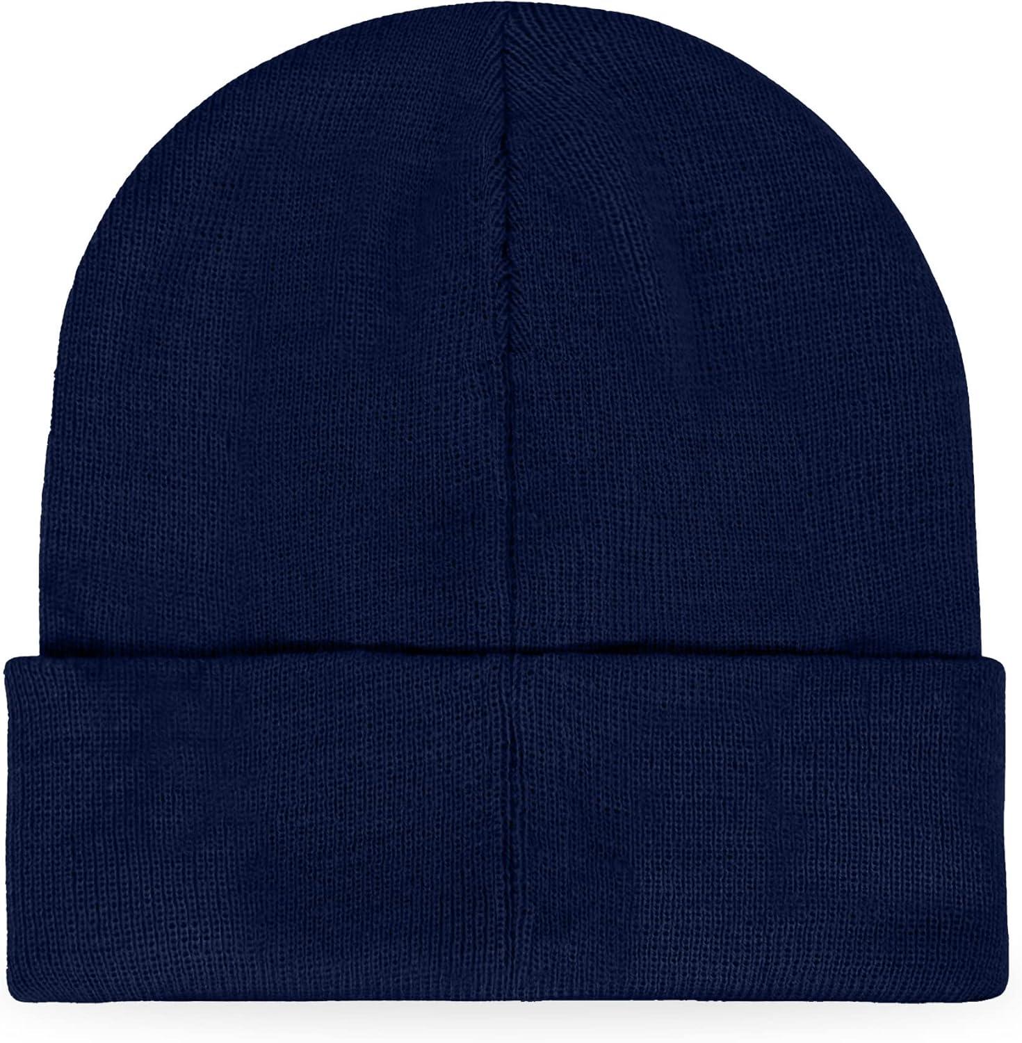 imageDALIX Embroidered Christmas Ghost Beanie Skull CapNavy Blue