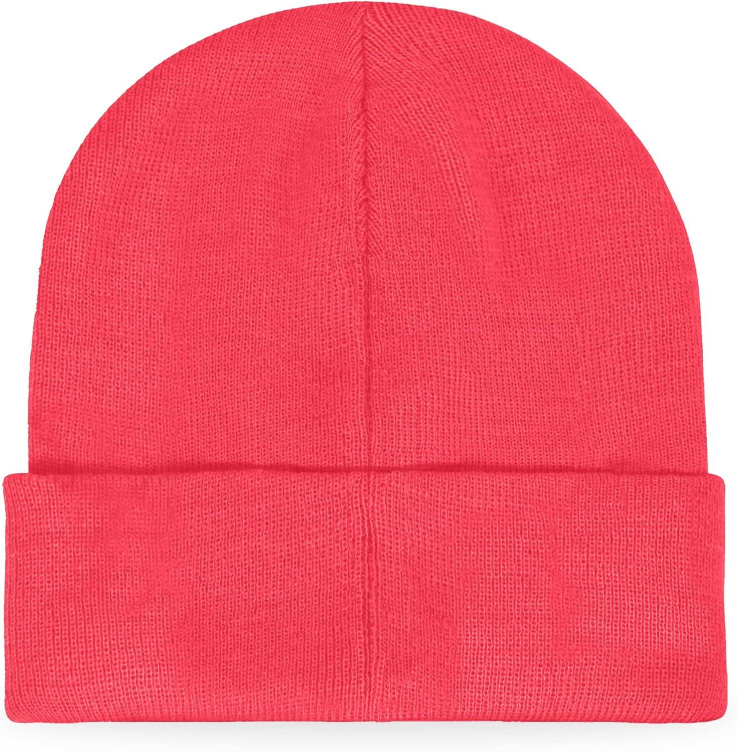 imageDALIX Embroidered Christmas Ghost Beanie Skull CapNeon Pink