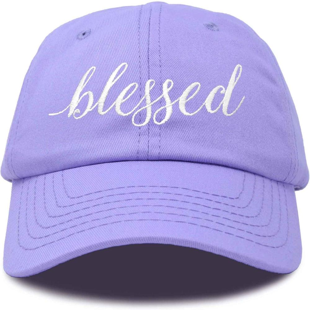 imageDALIX Blessed Womens Baseball Cap Soft Cotton Dad HatLavender
