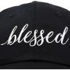 imageDALIX Blessed Womens Baseball Cap Soft Cotton Dad HatBlack