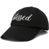 imageDALIX Blessed Womens Baseball Cap Soft Cotton Dad HatBlack