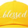 imageDALIX Blessed Womens Baseball Cap Soft Cotton Dad HatGold