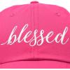 imageDALIX Blessed Womens Baseball Cap Soft Cotton Dad HatHot Pink