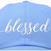 imageDALIX Blessed Womens Baseball Cap Soft Cotton Dad HatLight Blue
