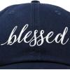 imageDALIX Blessed Womens Baseball Cap Soft Cotton Dad HatNavy Blue