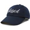 imageDALIX Blessed Womens Baseball Cap Soft Cotton Dad HatNavy Blue