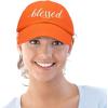 imageDALIX Blessed Womens Baseball Cap Soft Cotton Dad HatOrange