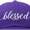 imageDALIX Blessed Womens Baseball Cap Soft Cotton Dad HatPurple