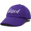 imageDALIX Blessed Womens Baseball Cap Soft Cotton Dad HatPurple