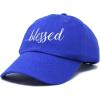 imageDALIX Blessed Womens Baseball Cap Soft Cotton Dad HatRoyal Blue