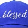 imageDALIX Blessed Womens Baseball Cap Soft Cotton Dad HatRoyal Blue