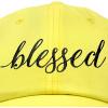 imageDALIX Blessed Womens Baseball Cap Soft Cotton Dad HatYellow