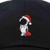 imageDALIX Christmas Astronaut Embroidered Dad Hat Xmas Cotton Baseball Cap WomenBlack