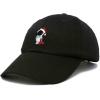 imageDALIX Christmas Astronaut Embroidered Dad Hat Xmas Cotton Baseball Cap WomenBlack