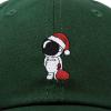 imageDALIX Christmas Astronaut Embroidered Dad Hat Xmas Cotton Baseball Cap WomenDark Green