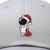 imageDALIX Christmas Astronaut Embroidered Dad Hat Xmas Cotton Baseball Cap WomenGray