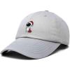 imageDALIX Christmas Astronaut Embroidered Dad Hat Xmas Cotton Baseball Cap WomenGray
