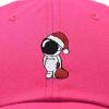 imageDALIX Christmas Astronaut Embroidered Dad Hat Xmas Cotton Baseball Cap WomenHot Pink