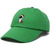 imageDALIX Christmas Astronaut Embroidered Dad Hat Xmas Cotton Baseball Cap WomenKelly Green