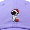 imageDALIX Christmas Astronaut Embroidered Dad Hat Xmas Cotton Baseball Cap WomenLavender