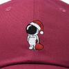 imageDALIX Christmas Astronaut Embroidered Dad Hat Xmas Cotton Baseball Cap WomenMaroon