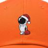 imageDALIX Christmas Astronaut Embroidered Dad Hat Xmas Cotton Baseball Cap WomenOrange