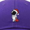 imageDALIX Christmas Astronaut Embroidered Dad Hat Xmas Cotton Baseball Cap WomenPurple