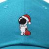 imageDALIX Christmas Astronaut Embroidered Dad Hat Xmas Cotton Baseball Cap WomenTeal