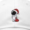 imageDALIX Christmas Astronaut Embroidered Dad Hat Xmas Cotton Baseball Cap WomenWhite