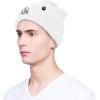 imageDALIX Embroidered Candy Cane Ghost Christmas BeanieWhite