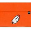 imageDALIX Embroidered Christmas Ghost Beanie Skull CapNeon Orange