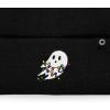 imageDALIX Embroidered Christmas Lights Ghost BeanieBlack