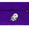imageDALIX Embroidered Christmas Lights Ghost BeaniePurple