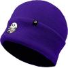 imageDALIX Embroidered Christmas Lights Ghost BeaniePurple