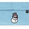 imageDALIX Embroidered Frosty Life Snowman Christmas BeanieBaby Blue