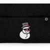 imageDALIX Embroidered Frosty Life Snowman Christmas BeanieBlack