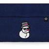 imageDALIX Embroidered Frosty Life Snowman Christmas BeanieNavy Blue