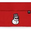 imageDALIX Embroidered Frosty Life Snowman Christmas BeanieRed
